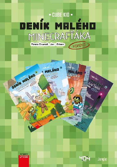 Denk malho Minecrafka: komiks komplet 1 - Kid Cube
