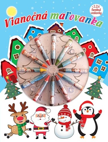 Vianon maovanka + 12 farebnch voskoviek - 