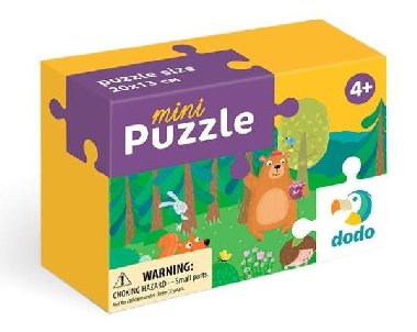 Dodo Puzzle mini Teddy a jeho ptel 35 dlk - neuveden