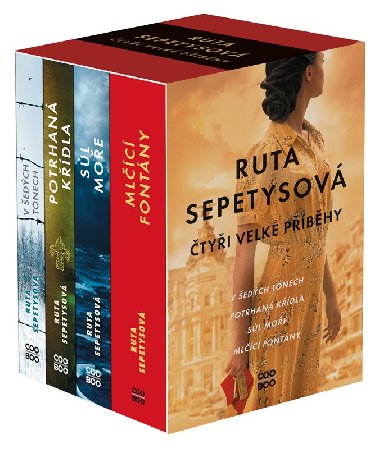 Ruta Sepetysov - tyi velk pbhy - V edch tnech, Potrhan kdla, Sl moe, Mlc fontny - Ruta Sepetysov