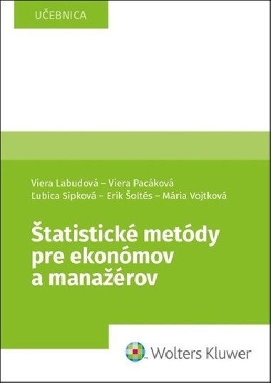 tatistick metdy pre ekonmov a manarov - Viera Labudov; Viera Packov; ubica Sipkov
