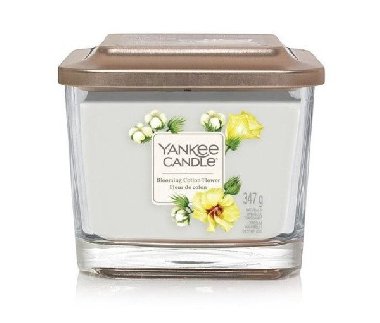 YANKEE CANDLE Bloming Cotton Flower svka 347g / 3knoty - neuveden