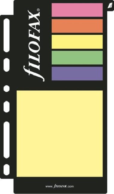 Filofax barevn lepc paprky (post-it) - neuveden