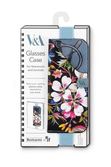 Bookaroo V&A Pouzdro na brle na zpisnk - Kilburn Black Flora - neuveden