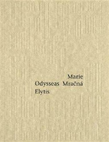 Marie Mran - Odysseas Elytis