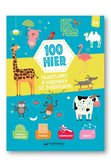 100 hier Hlavolamy a hdanky so zvieratami 3+ - 