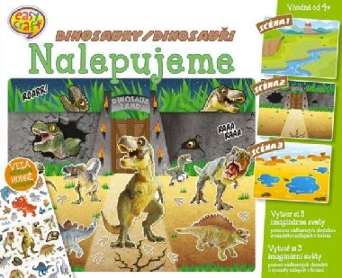 Kreativni sada Obrzky z nlepek - Dinosaui - neuveden