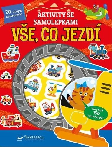 Aktivity se samolepkami - Ve, co jezd - neuveden