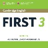 Cambridge English First 3 Audio CDs - neuveden