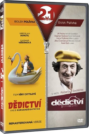 Dědictví aneb Kurvahošigutntág + Dědictví aneb Kurva se neříká - 2 DVD - neuveden