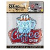 Wall decor Retro Coffee shop - samolepc svtc dekorace 18x23 cm - neuveden