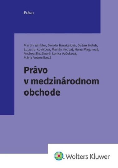 Prvo v medzinrodnom obchode - Martin Winkler