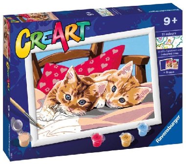 Ravensburger CreArt - Dvě mazlivá koťata - neuveden