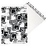 Blok BLACK & WHITE s horn plastovou spirlou A6, linka, 50 list - neuveden