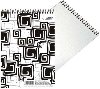Blok BLACK & WHITE s horn plastovou spirlou A4, linka, 50 list - neuveden