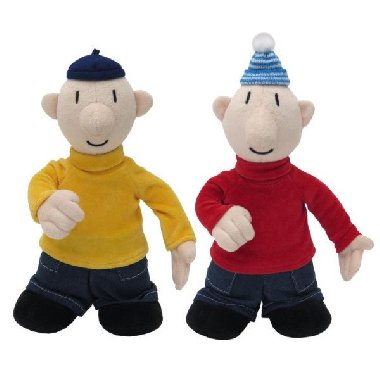 Pat a Mat - plyov hraka 25 cm / 2 dln sada - neuveden
