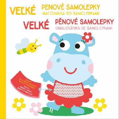 Velk pnov samolepky Hroch - 