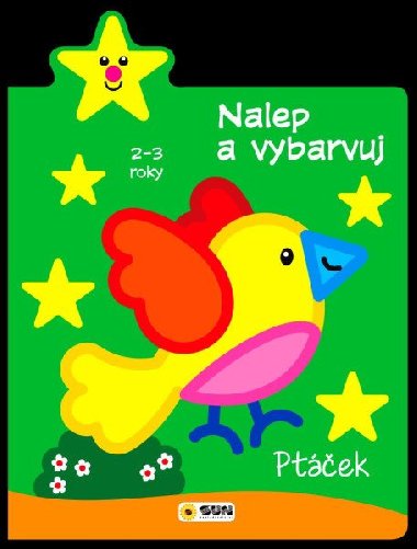 Ptek 2-3 roky: Nalep a vybarvuj - neuveden