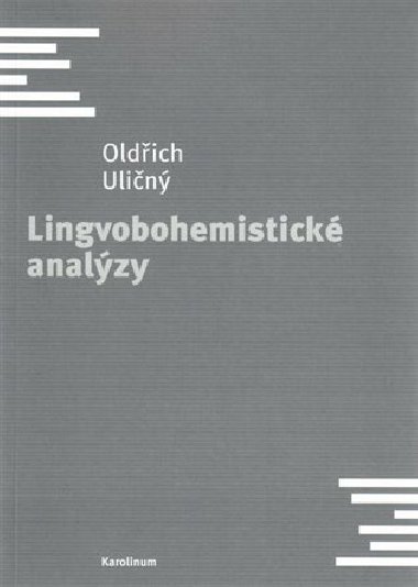 Lingvobohemistick analzy - Oldich Ulin
