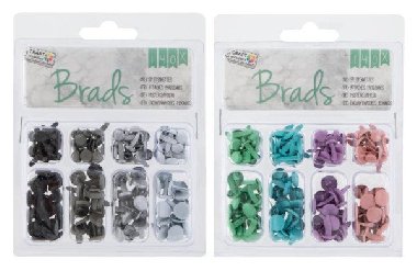 Hebky na scrapbooking mix barev - neuveden