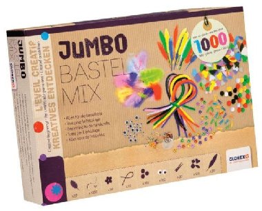 Glorex Jumbo kreativn sada - zkladn 1000 ks - neuveden