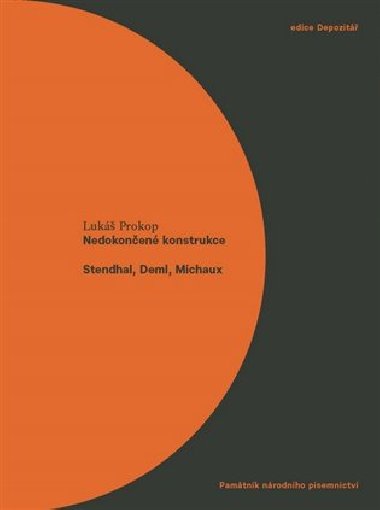 Nedokonen konstrukce. Stendhal, Deml, Michaux - Luk Prokop