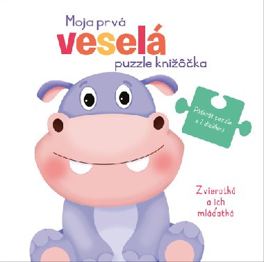 Moja prv vesel puzzle knika Zvieratk a ich mlatk - 