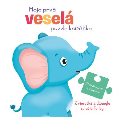 Moja prv vesel puzzle knika Zvieratk z dungle sa uia farby - 