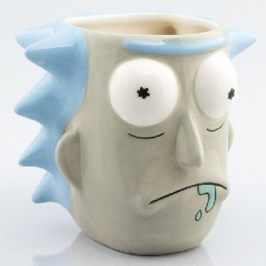 Rick and Morty 3D keramick hrnek - Rick Sanchez 500 ml - neuveden