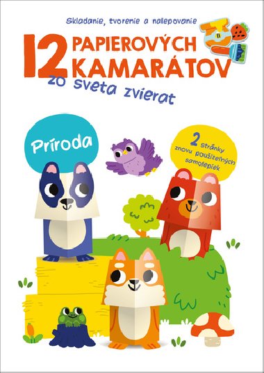 12 papierovch kamartov zo sveta zvierat Prroda - 