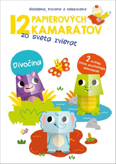12 papierovch kamartov zo sveta zvierat Divoina - 