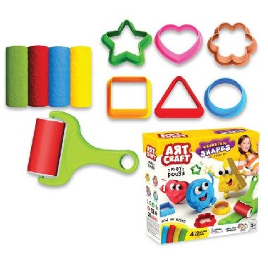 Modelovac hmota Geometrick tvary 200 g - neuveden