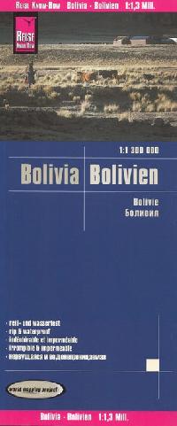 Bolívie mapa 1:1 300 000 - Reise Know-How