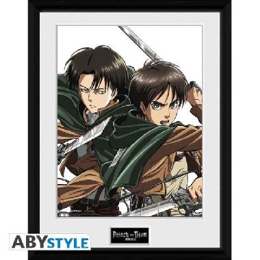 Attack on Titan Zarmovan plakt - Levi & Eren - neuveden