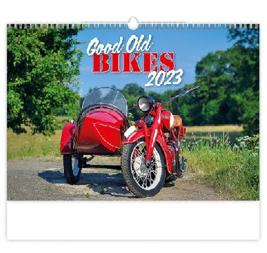 Kalendář nástěnný 2023 - Good Old Bikes - Helma