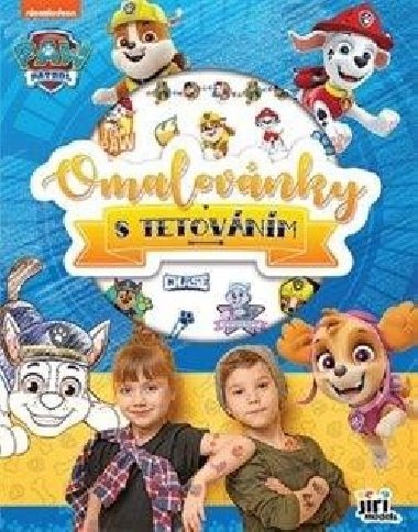 Omalovnky s tetovnm - Tlapkov patrola - neuveden