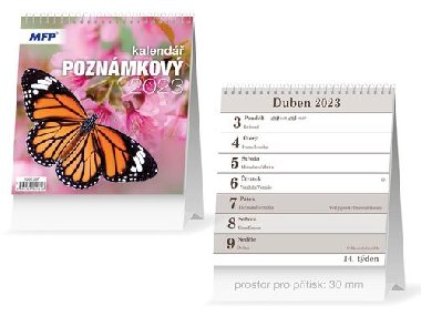 Poznmkov 2023 - stoln kalend - MFP Paper