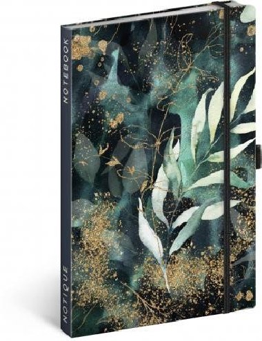 Notes - Eukalyptus, linkovaný, 13 × 21 cm - neuveden