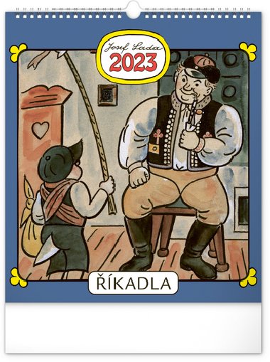 Kalend 2023 nstnn: Josef Lada - kadla, 30  34 cm - Josef Lada