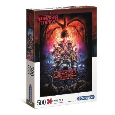 Clementoni Puzzle - Stranger Things 500 dlk - neuveden