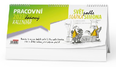 Pracovn daov Svt podle Marka Simona 2023 - stoln kalend - Balouek