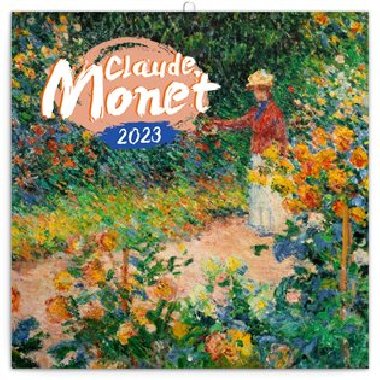 Kalendář 2023 poznámkový: Claude Monet, 30 × 30 cm - Presco Group