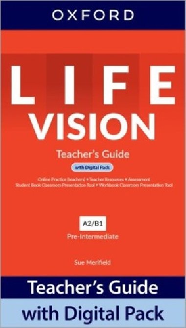 Life Vision Pre-Intermediate Teachers Guide with Digital pack - Sue Merifield