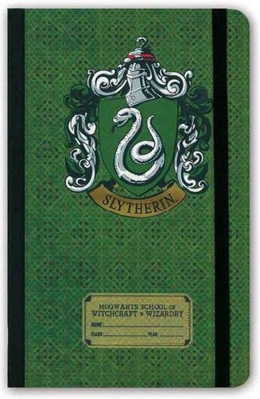 Harry Potter zpisnk A5 - Zmijozel erb - neuveden