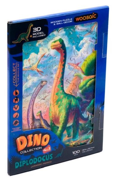 Unidragon devn puzzle Dinosaurus - Diplodocus - neuveden