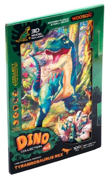 Unidragon devn puzzle Dinosaurus -Tyranosaurus Rex - neuveden