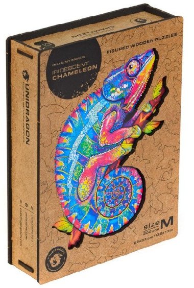 Unidragon devn puzzle - Chameleon velikost M - neuveden