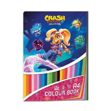 Blok barevnch papr A4 - Coco Bandicoot - neuveden