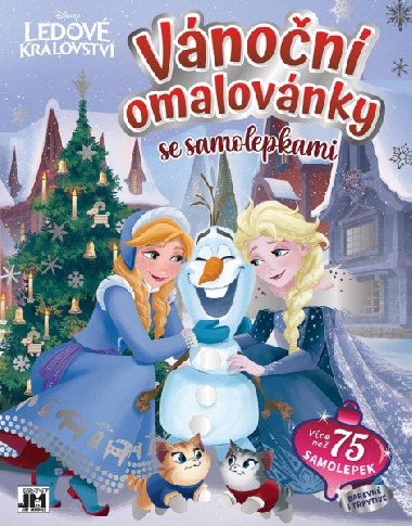 Vnon omalovnky se samolepkami - Ledov krlovstv - Jiri Models