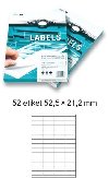 Etikety EUROLABELS - 52 etiket na A4 (100 ks), 140g - neuveden